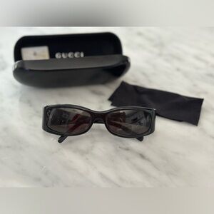 Gucci Vintage 1990s/Y2K 2000s Crystal GG Sunglasses